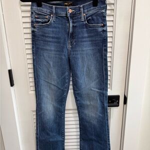 MOTHER The Outsider Ankle Jeans Size 25 Medium Wash